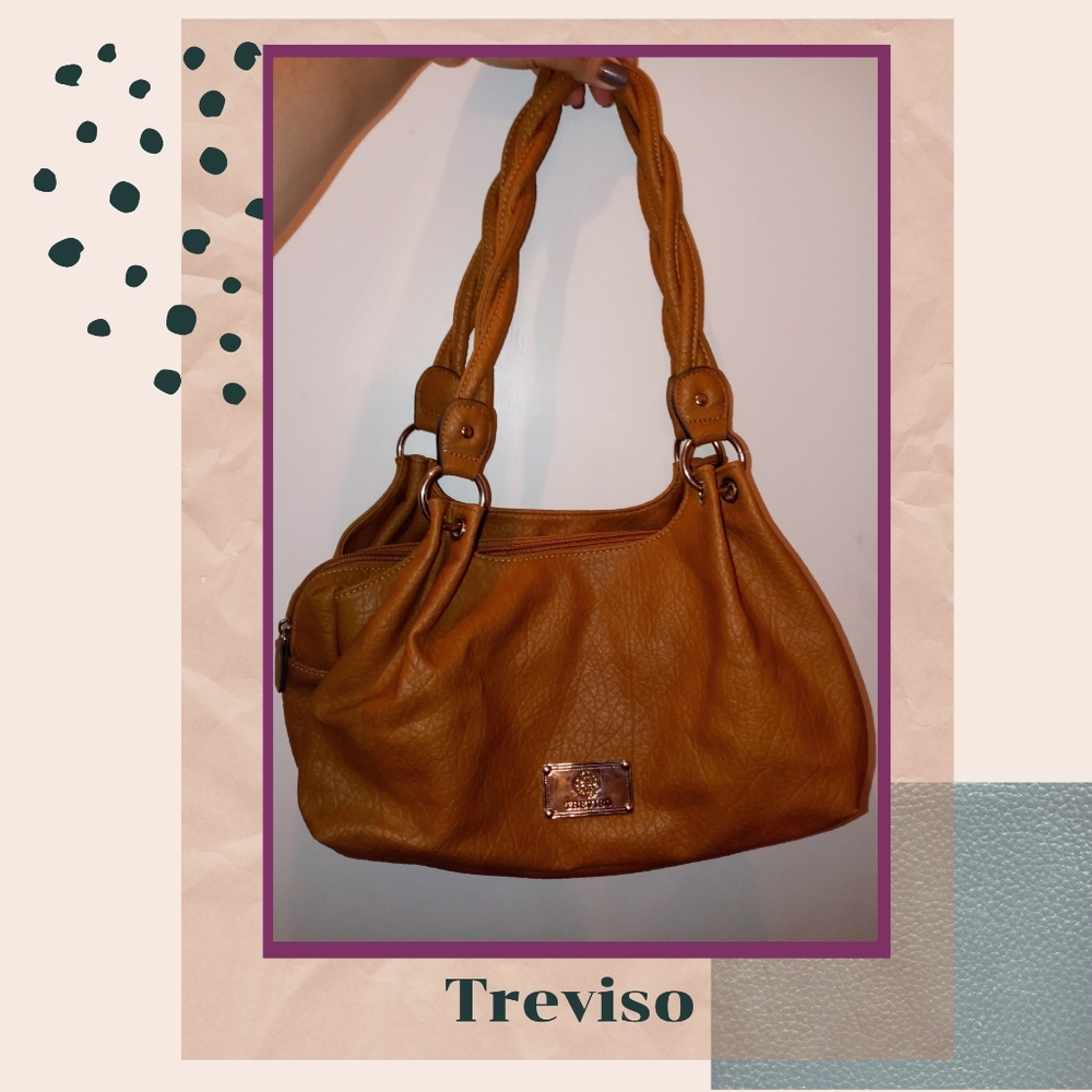 Treviso | Twisted Handle Shoulder Bag